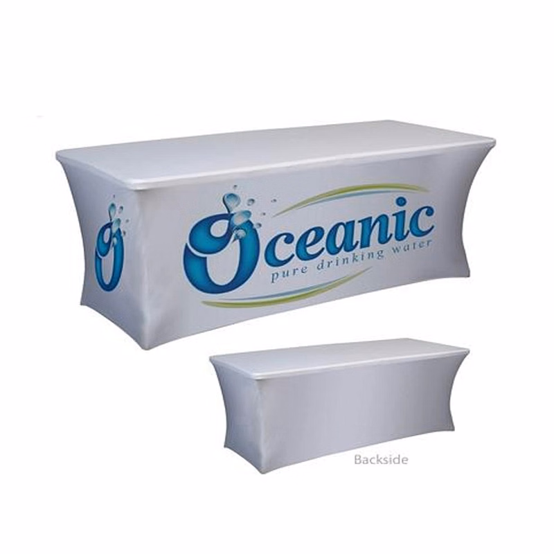 6 ft Elastic Tablecover Back Close for Trade Show