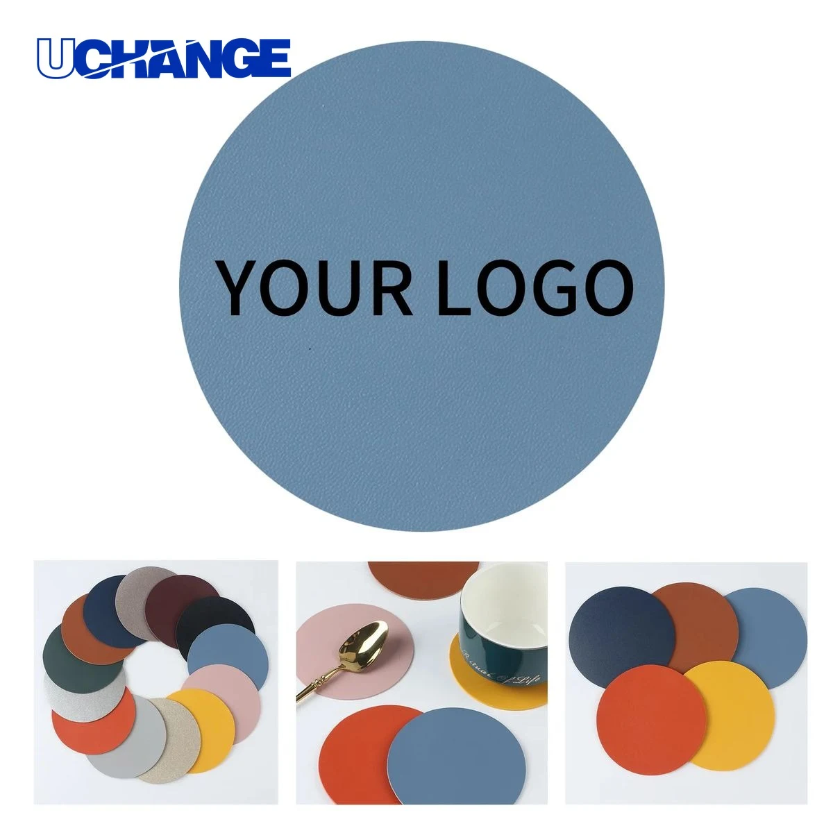 3.5inch Round Paper Coaster Mat 1