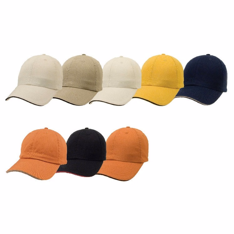 Unconstructed Chino Washed Cotton Twill Sandwich Cap