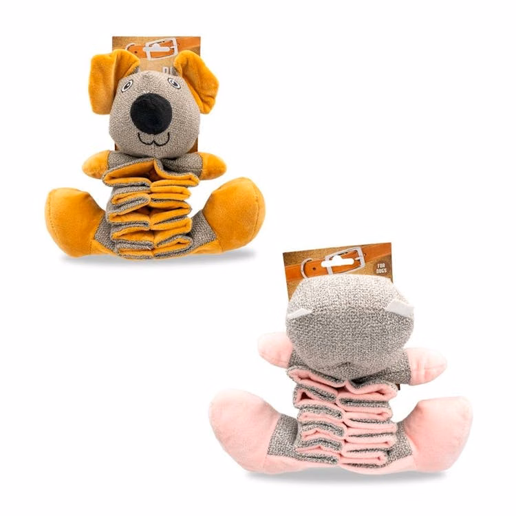 Pet Stretch Squeaky Plush Toys - 11.81" Assorted Styles