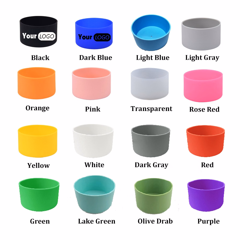 Protective Flask Silicone Boot 32oz 40oz for Wide Mouth Hydro Flask Water Bottle Accessories