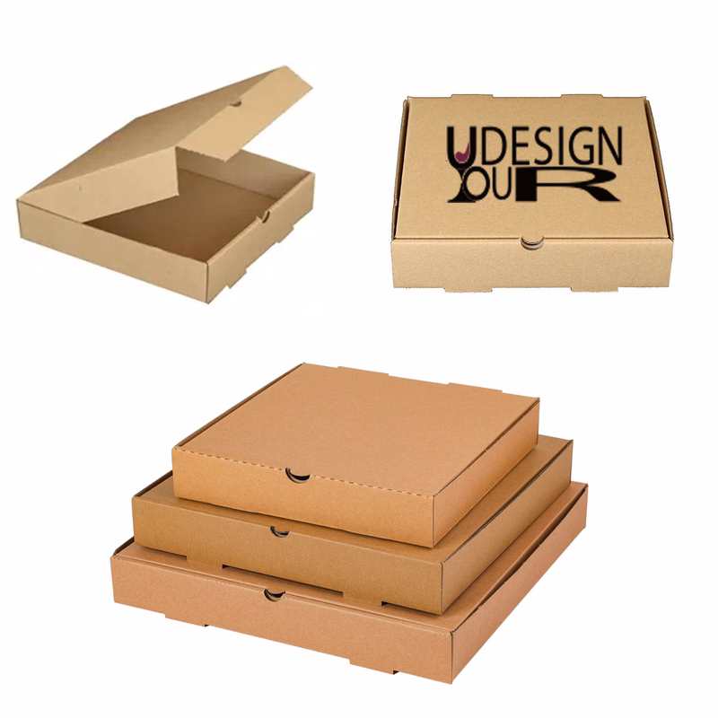 High Quality Pizza Packing Boxes Customizable Logo