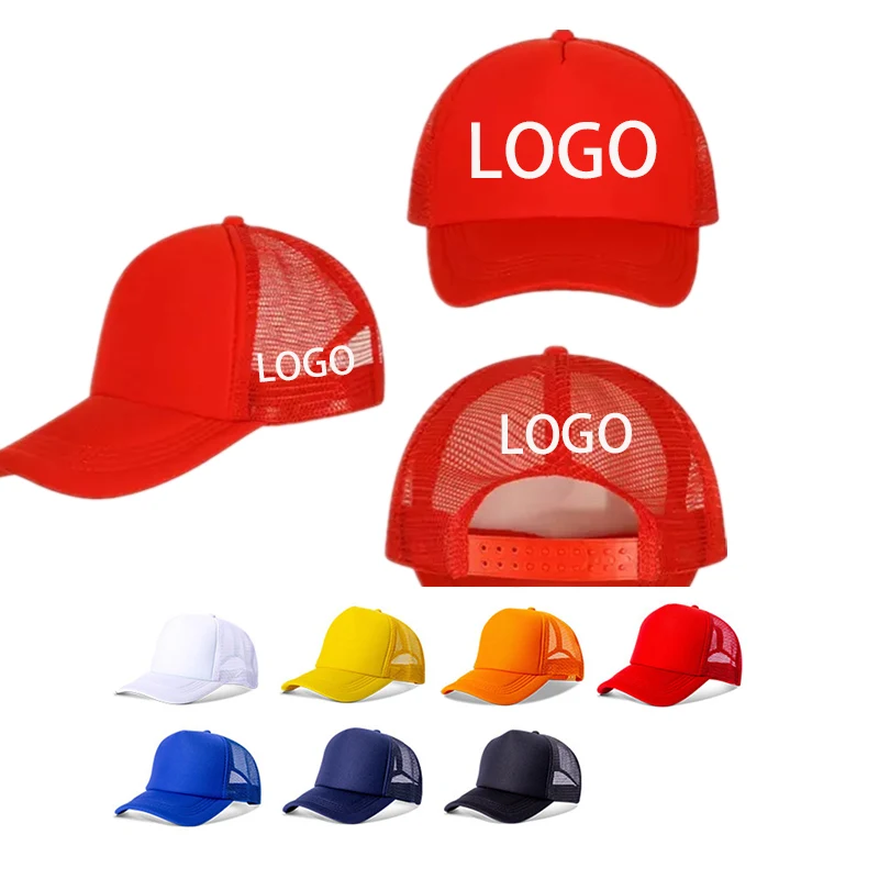 Adjustable Baseball Sandwich Cap with Mesh 1