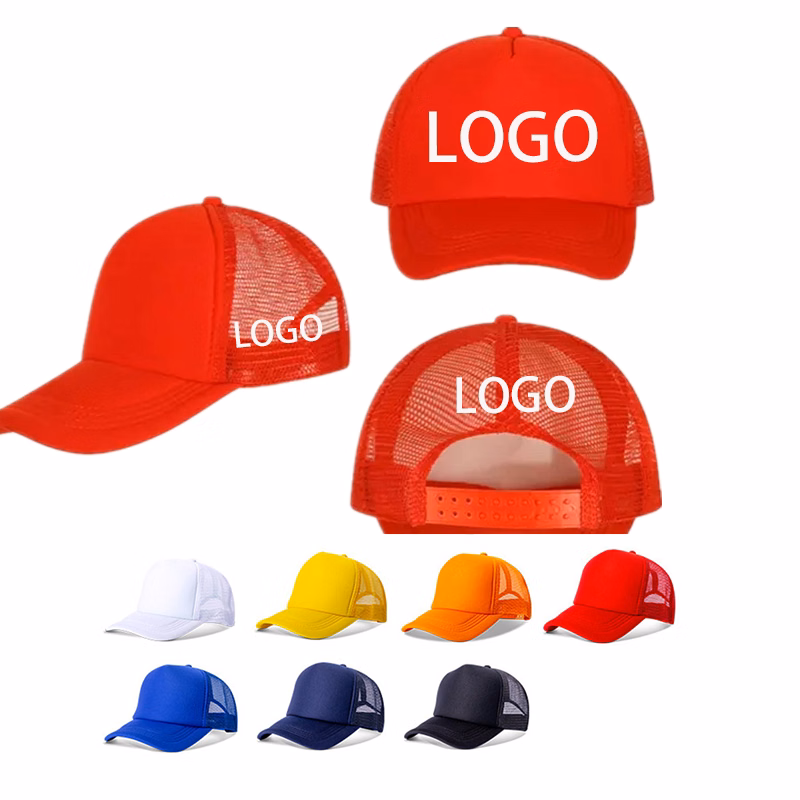 Adjustable Baseball Sandwich Cap with Mesh