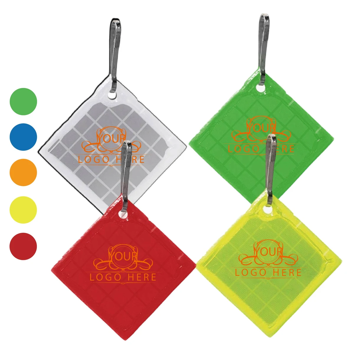 Diamond Hook Zipper Pulls 1
