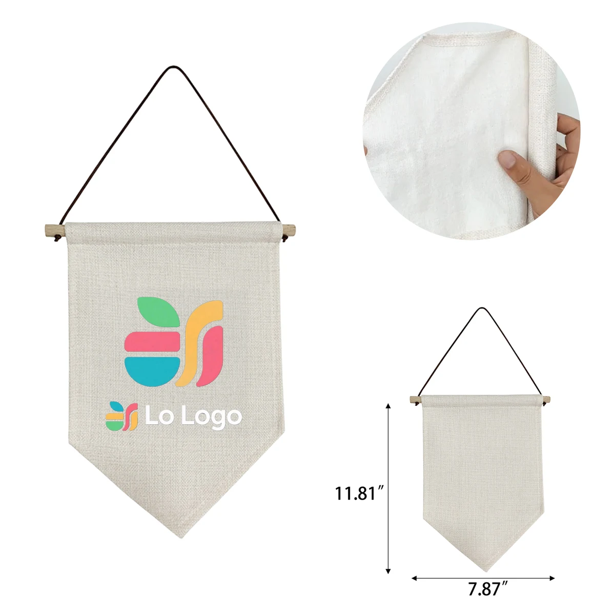 Fabric Wall Banner Plain 1