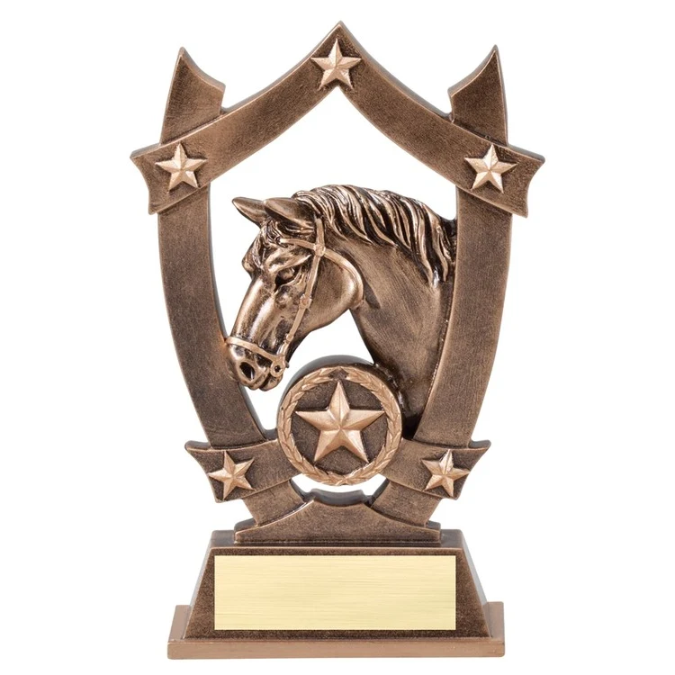 6-1/4" Horse Stars Resin Award 1