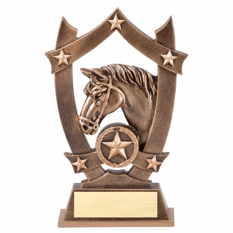 6-1/4" Horse Stars Resin Award