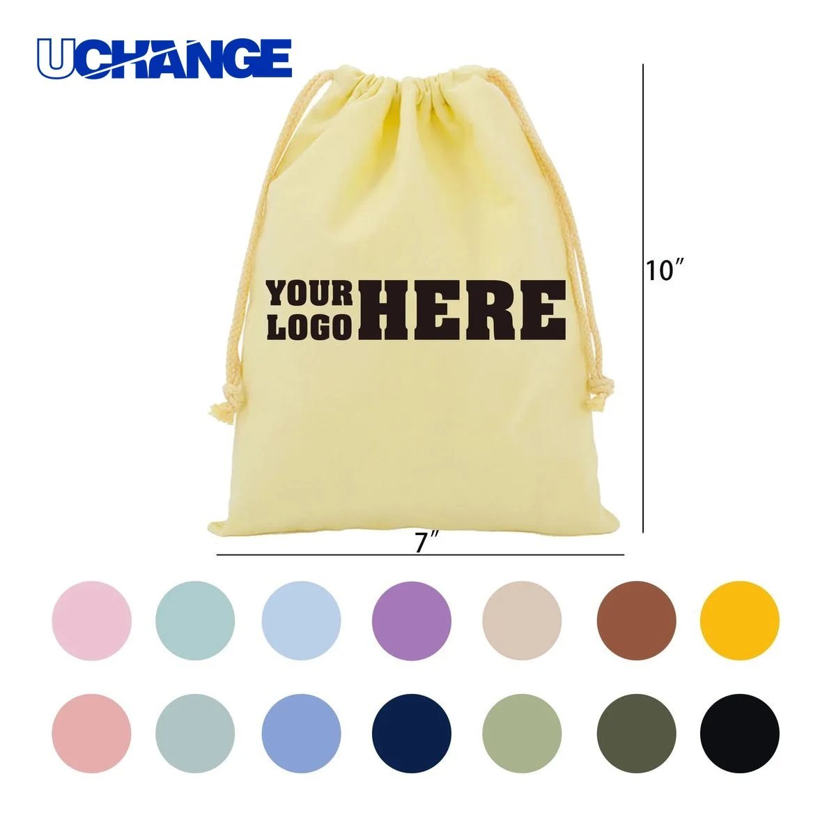 Cotton Drawstring Backpack Organizer 1