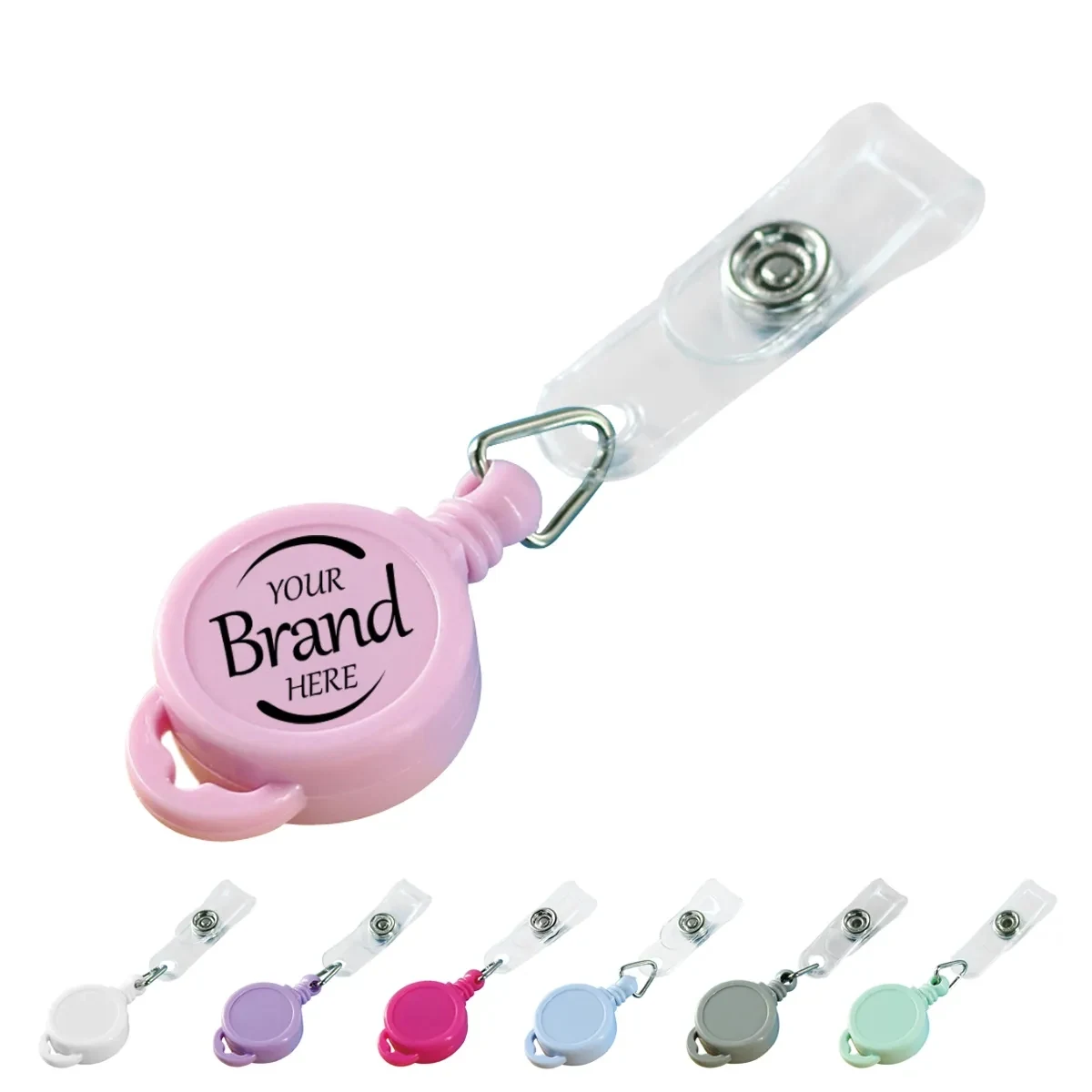 Retractable Badge Holder Reels with Clip 1