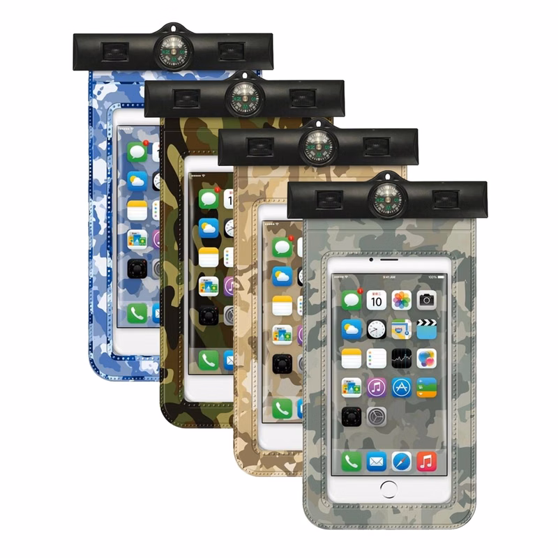 WATERPROOF PHONE POUCH WITH CORD