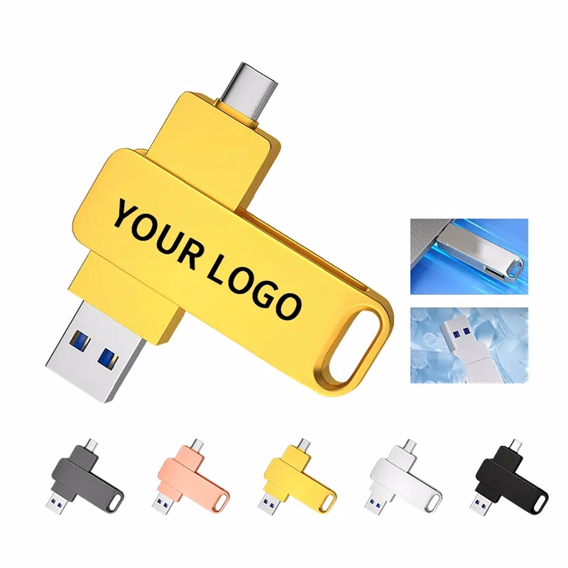 Compact USB Stick with Dual Connectors