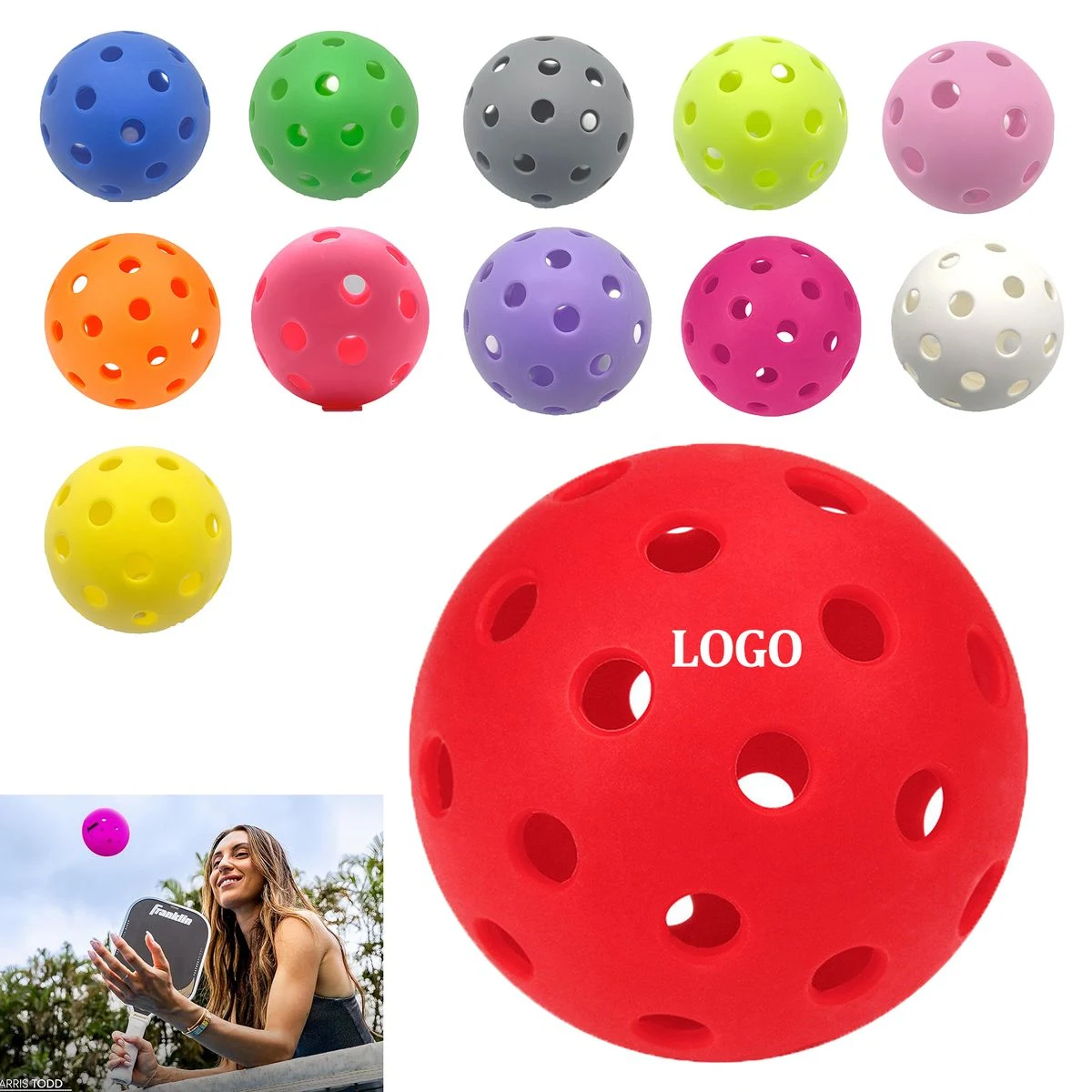 40 Hole Precision Engineered Pickleball 1