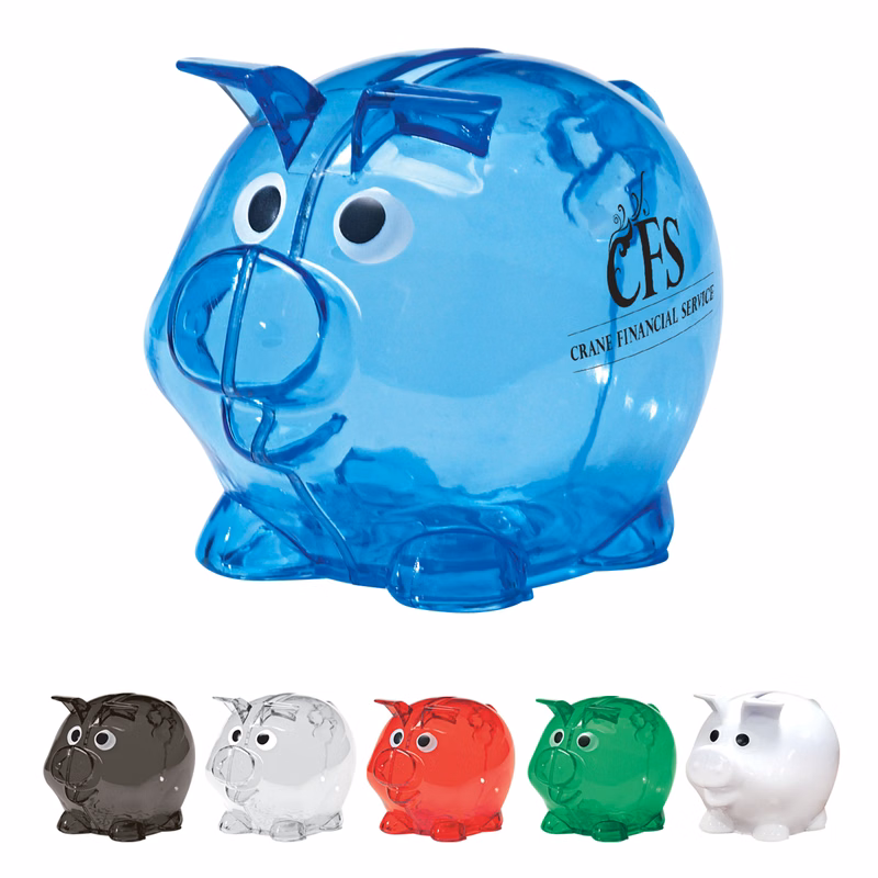 Mini Plastic Piggy Bank
