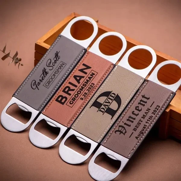 Custom Stainless Steel Bottle Opener with Rubber Grip — Bar & Kitchen Giveaway 1