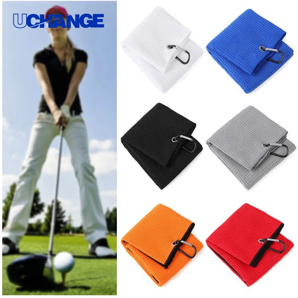 Microfiber Golf Towel with Carabiner Clip 1
