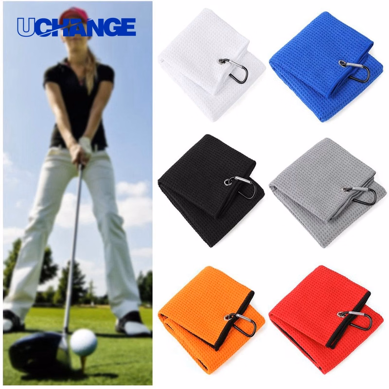 Microfiber Golf Towel with Carabiner Clip