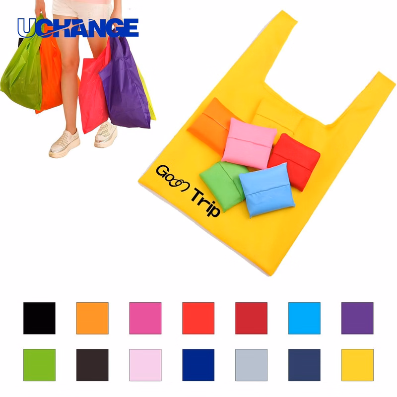 Color Foldable Shopping Bag for Daily Groceries