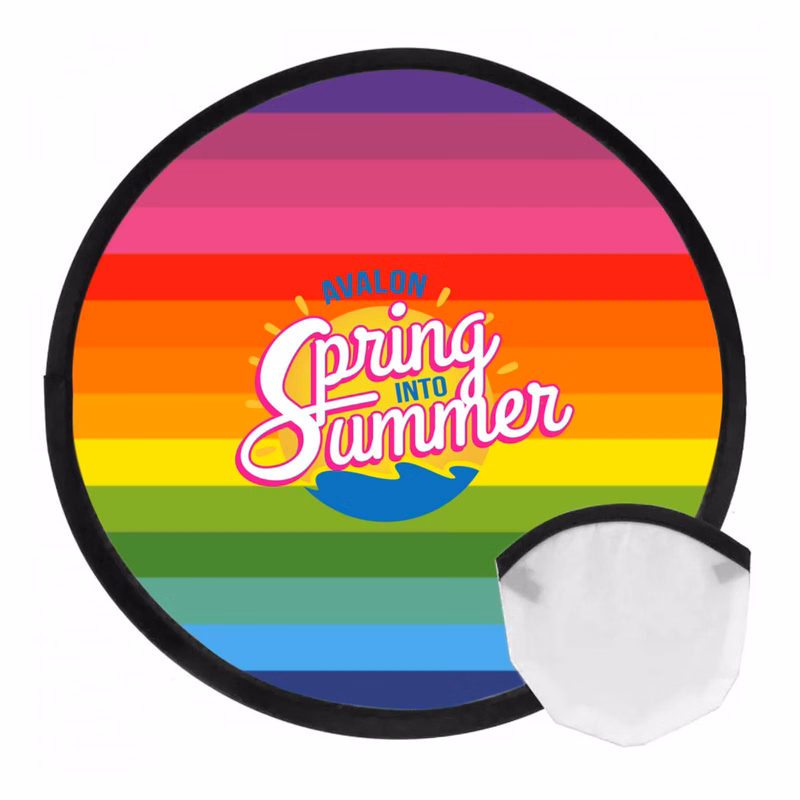 Full Color Rainbow Fold Up Flyer with case