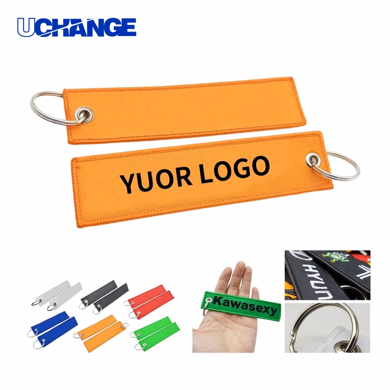 Woven Keychain Tag Accessory Stylish for Promotions