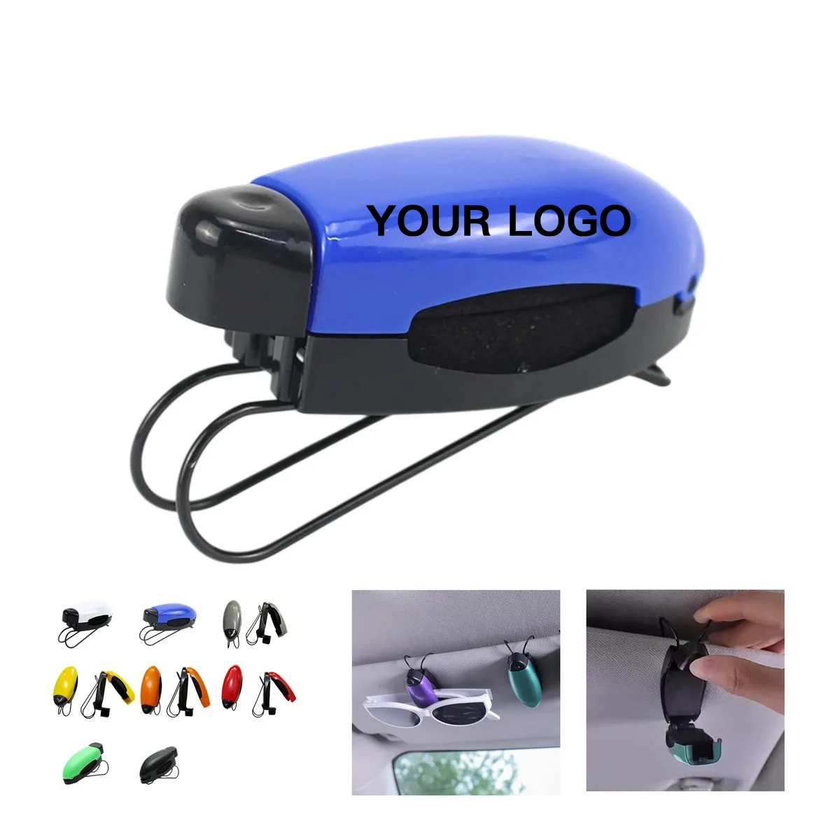 Car Visor Glasses Clip with Secure Sponge Lining 1