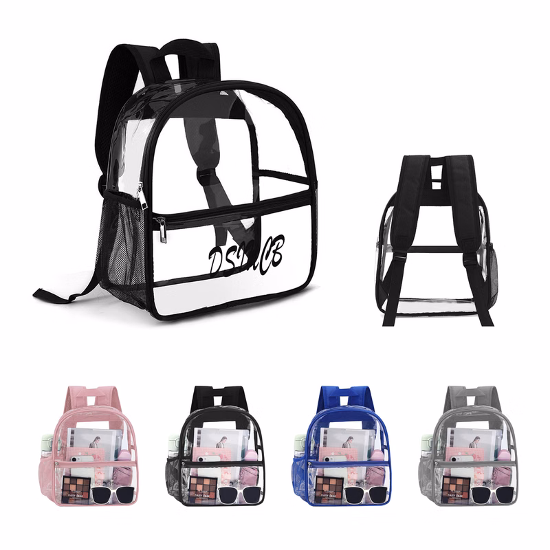 Large Capacity Transparent Jelly Backpack
