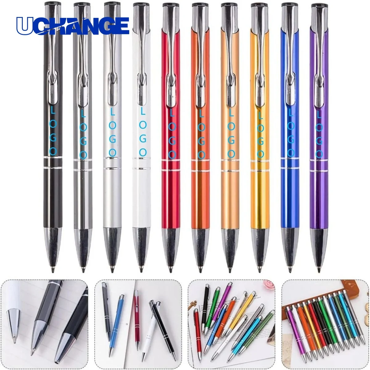Metal Press Ballpoint Pen for Writing 1