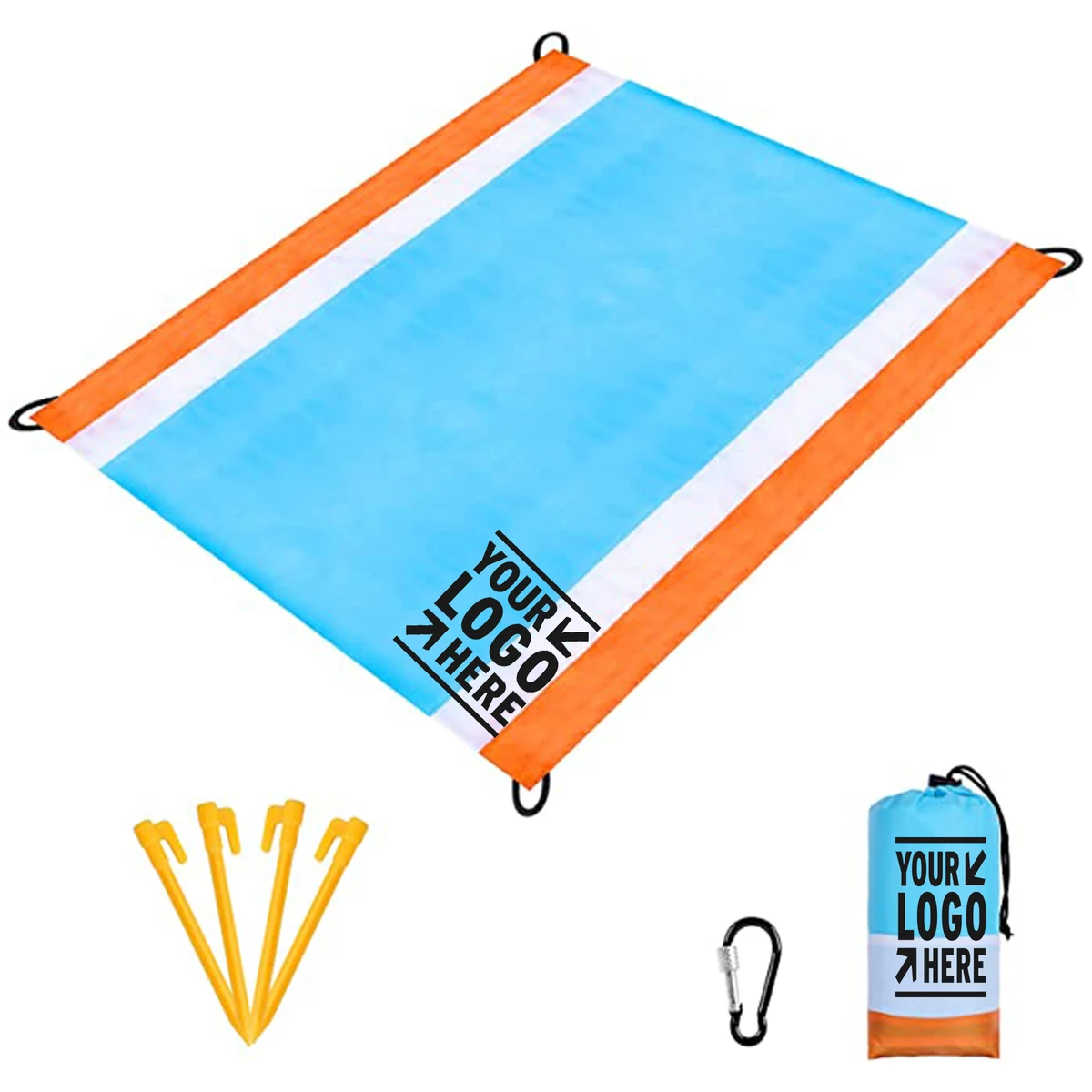 80 x 82 Inches Oversized Beach Mat 1