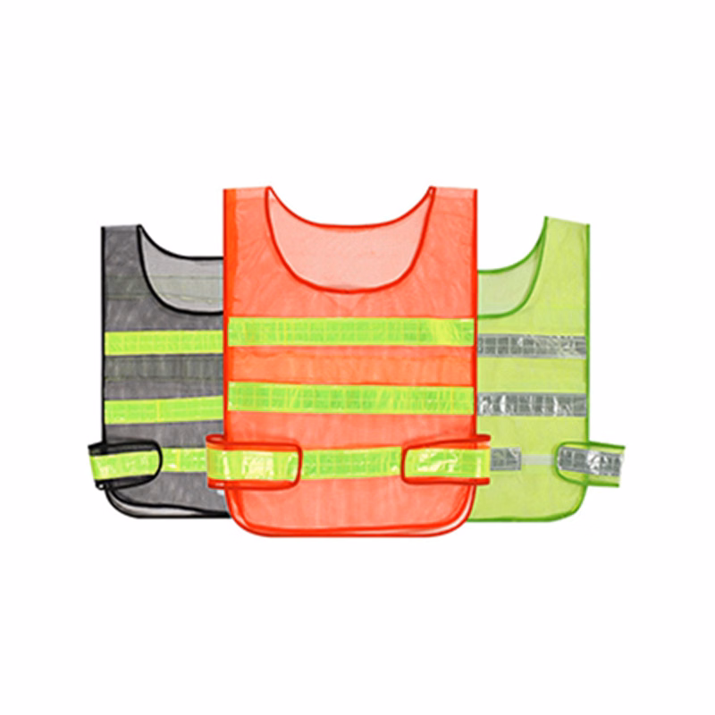 Simple Style Reflective Safety Work Clothes Breathable Vest