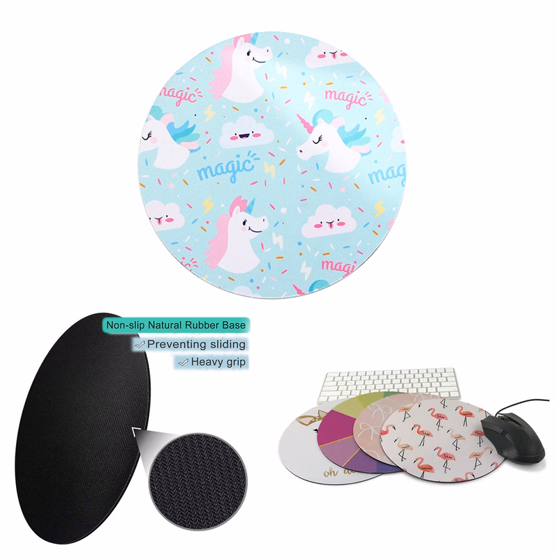 8.7" Diameter Round Mousepad