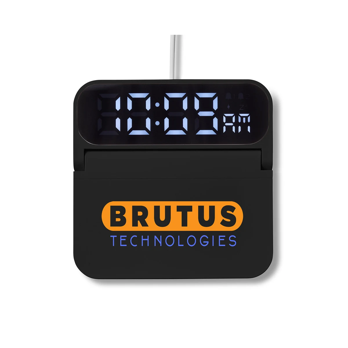 Foldable Alarm Clock & Wireless Charger 1