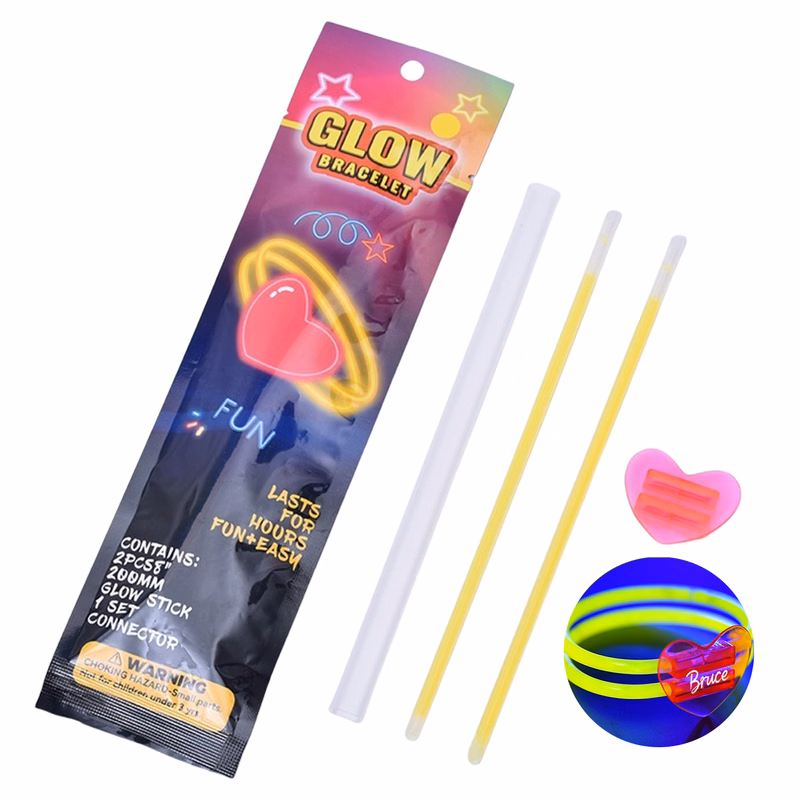 Concert Glow Stick Heart Bracelet