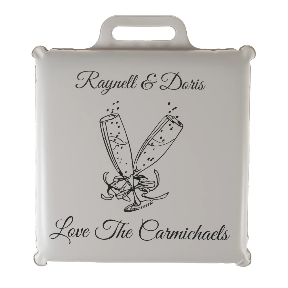 12" x 12" x 2" Custom Wedding Seat Cushions 1