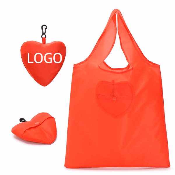 Heart Foldaway Tote Bag