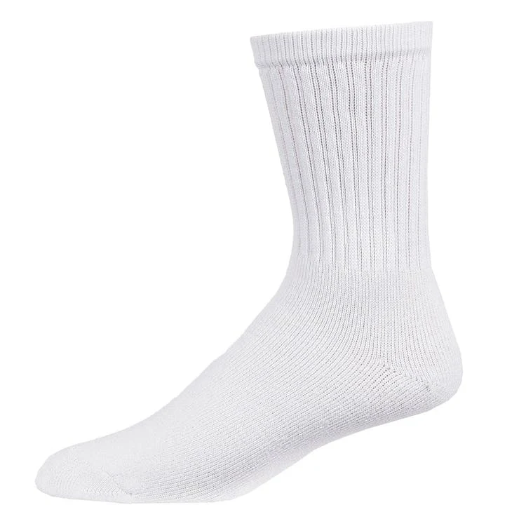 Men's Sports Socks - White Size 9-11 4 Pack 1