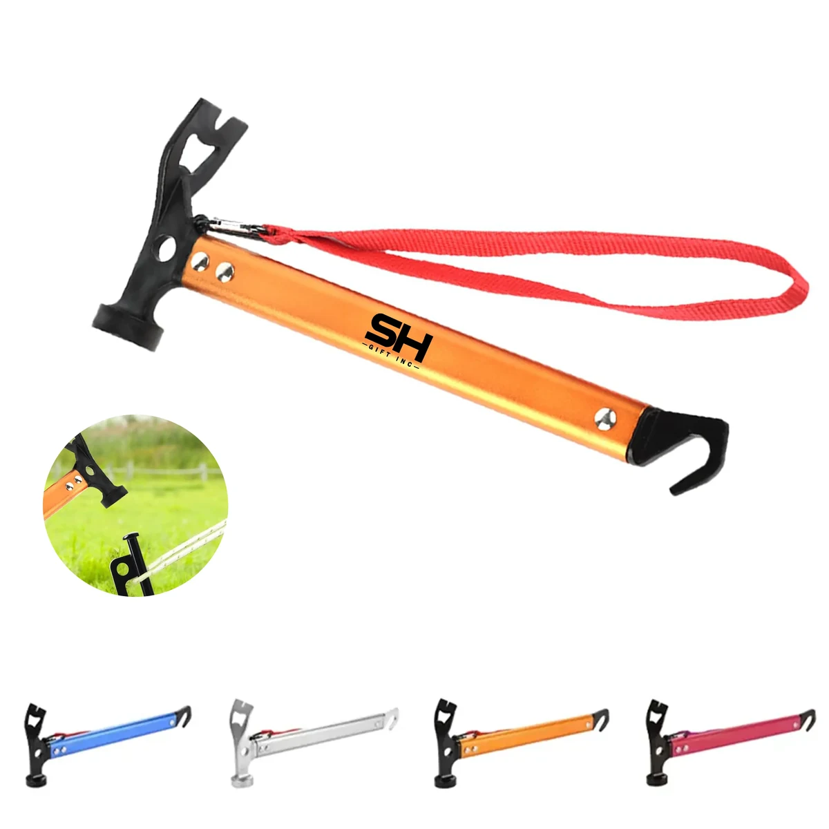 3 in 1 Steel Aluminum Camping Hammer 1