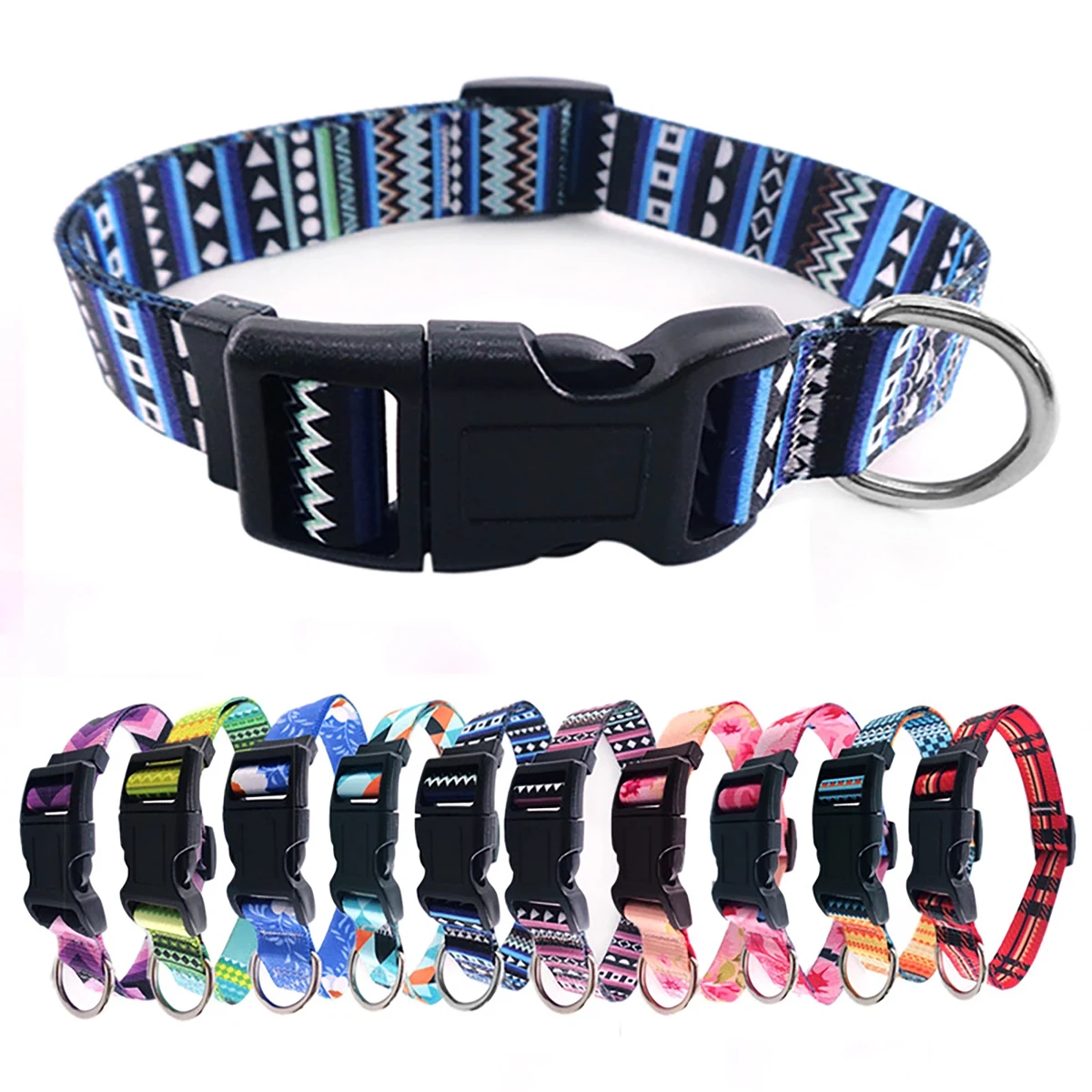 Adjustable Polyester Dog Collar 1