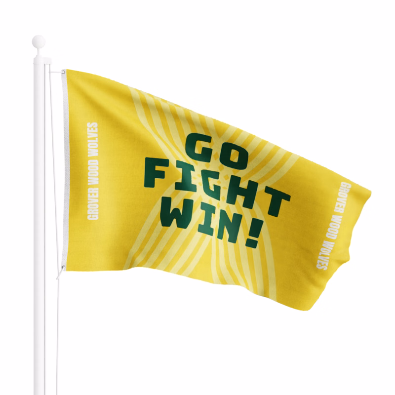Large Flag 2' x 3' Spot Color