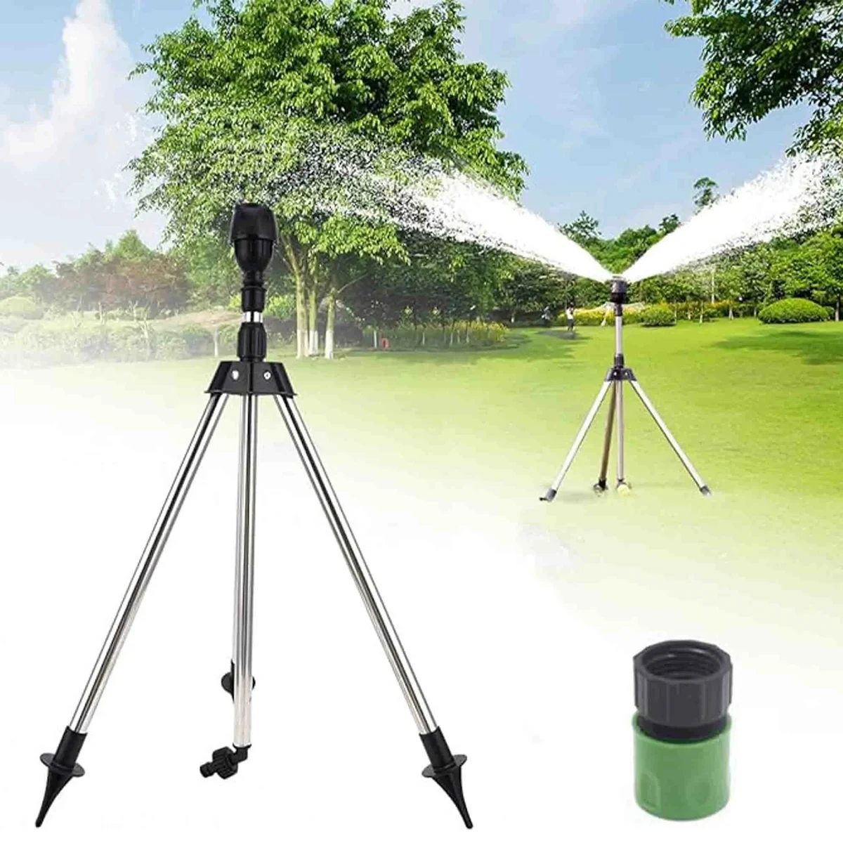 Upgrade Automatic 360 Degree Rotating Lawn Sprinkler 1