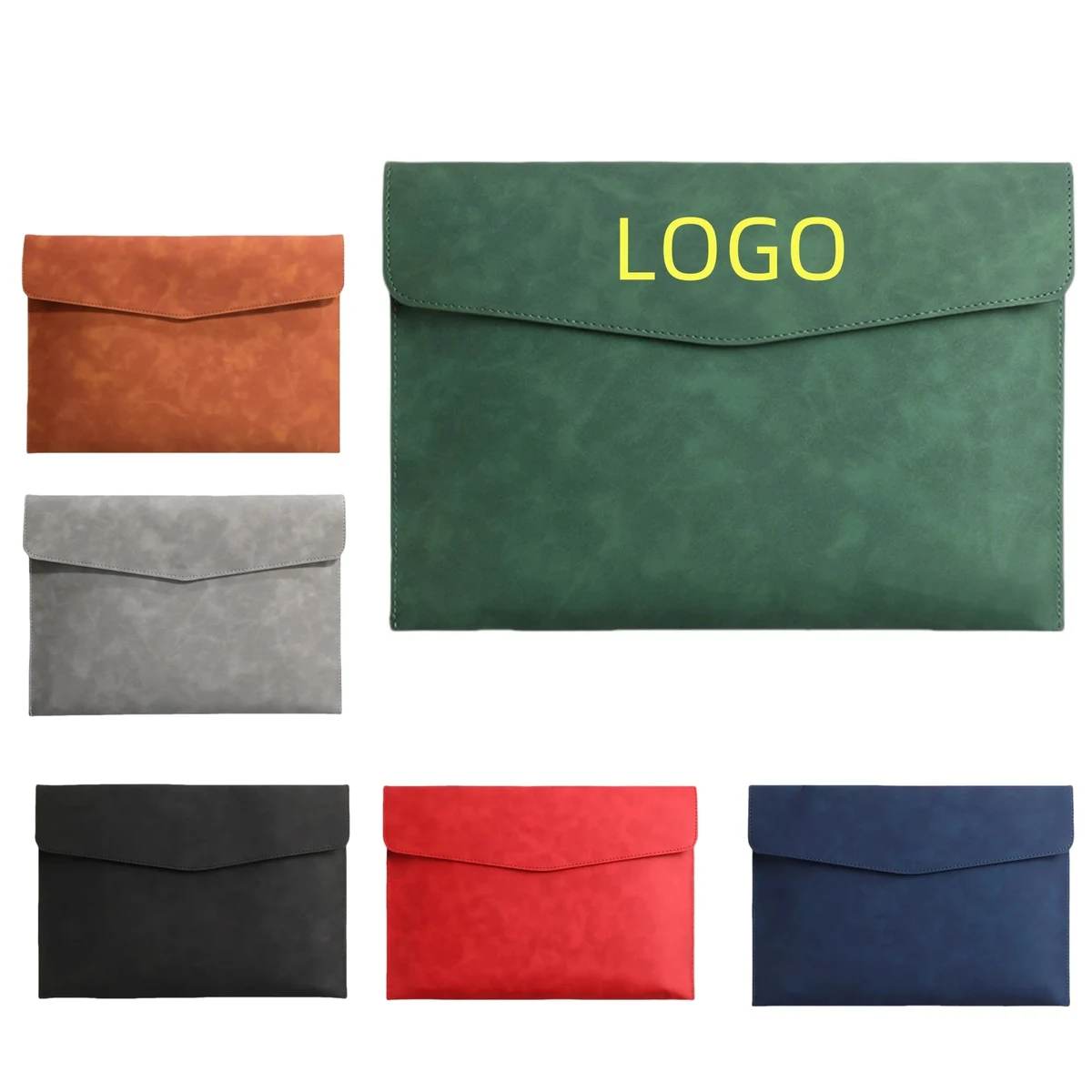 Large Capacity PU Leather Briefcase Bag 1