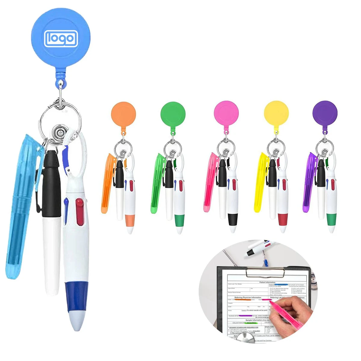 4Pcs Nurse Four-Color Pen Set 1
