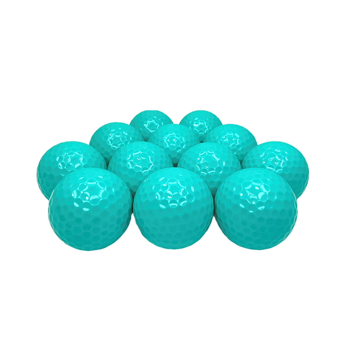 Aqua Color Golf Balls 1
