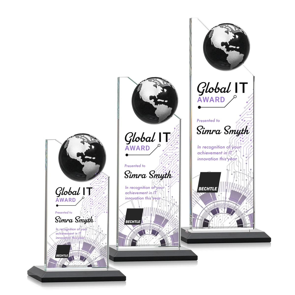 Arden VividPrint™ Award - Black/Silver 1