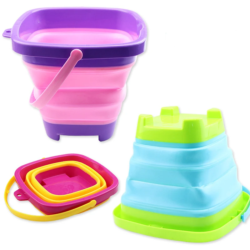 Multi-Function Barrel Portable Folding Basin Silicone Bucket 1