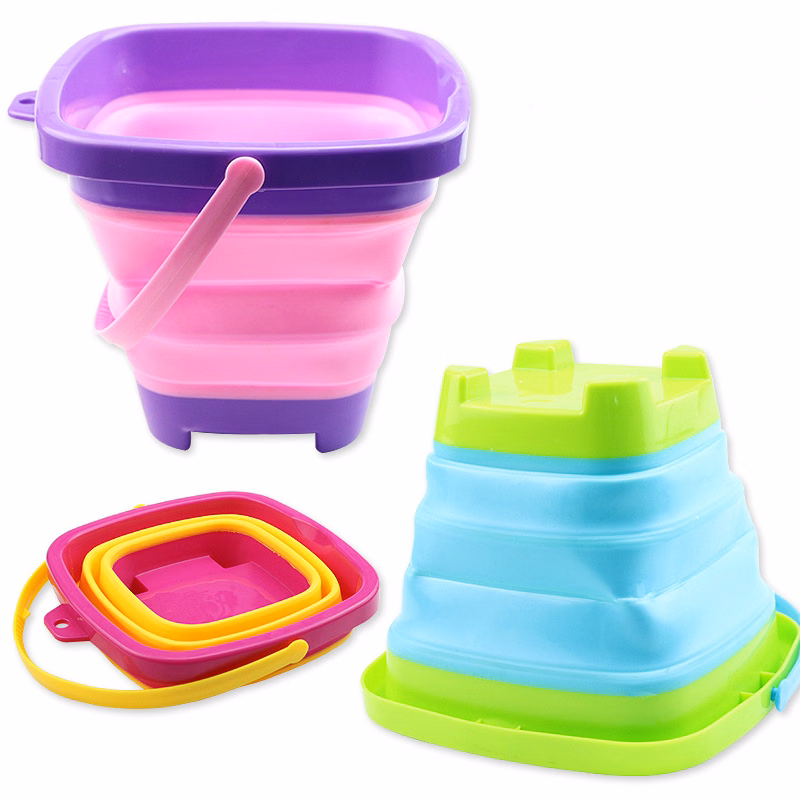 Multi-Function Barrel Portable Folding Basin Silicone Bucket