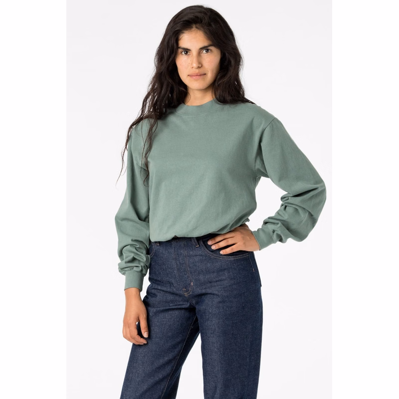 L/S MOCK NECK SHIRT 7.5OZ