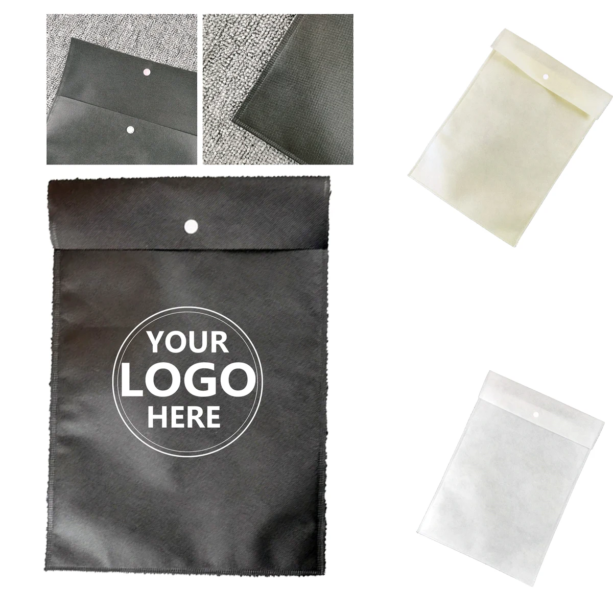 Concealed Button Non-Woven Organizer Bag 1