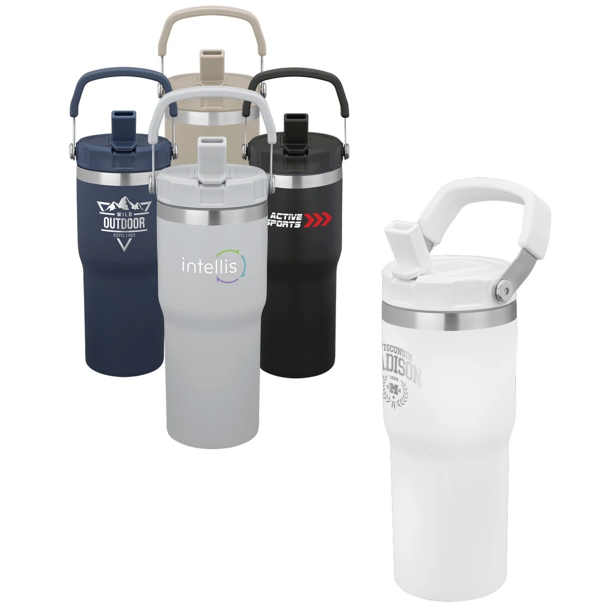 20oz Urban Peak® Pinnacle Flip Straw Tumbler 1