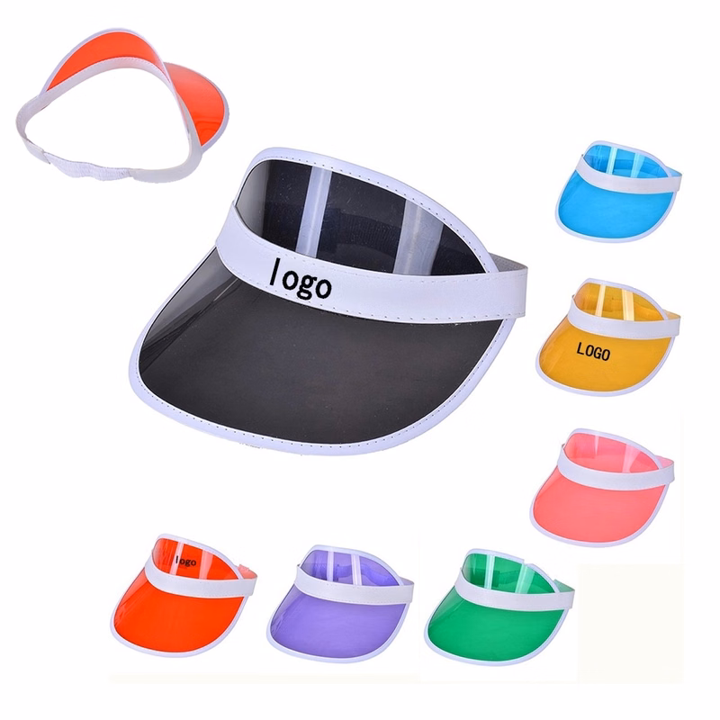 Plastic Clear Sun Visor Hat