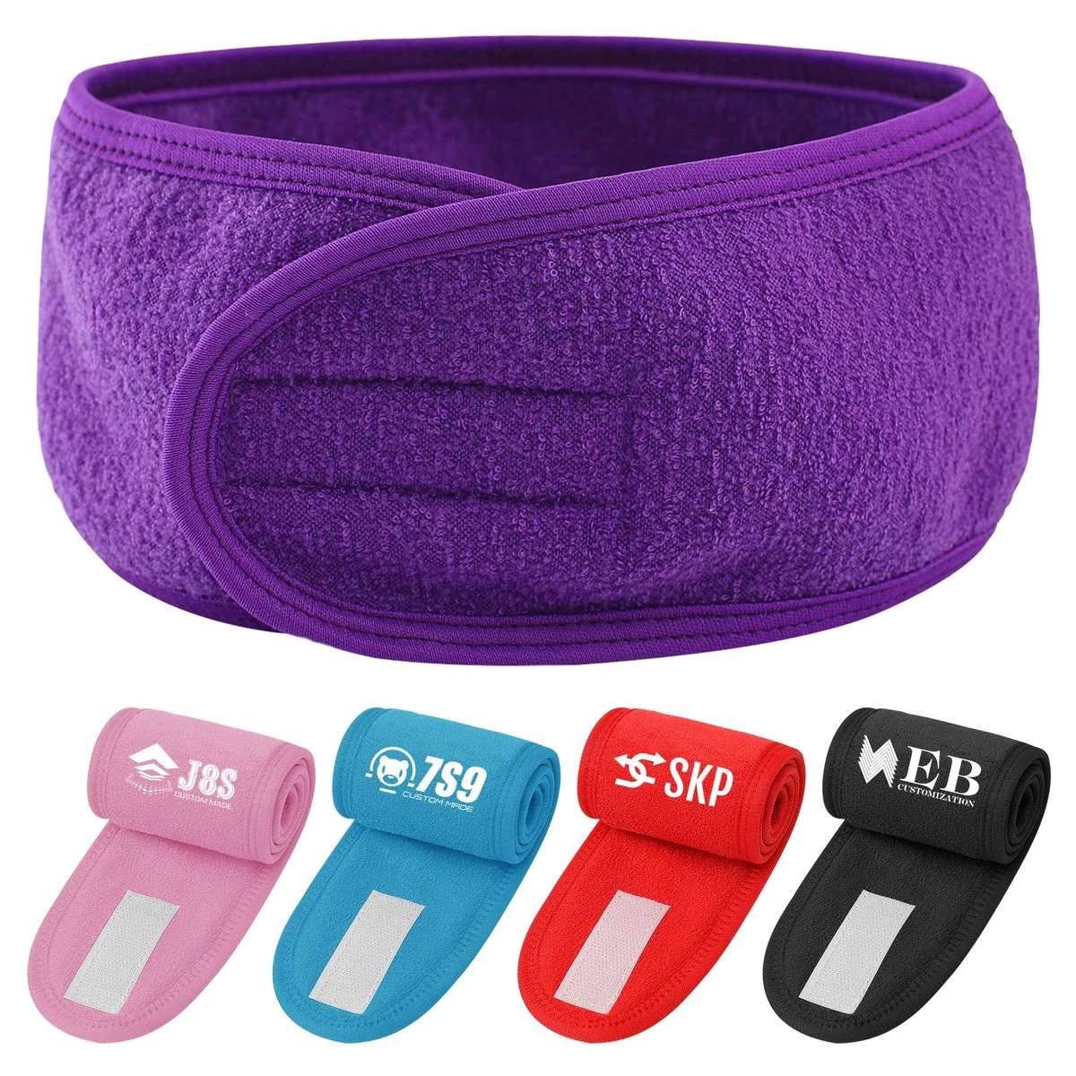 Soft Adjustable Face Wash Headband 1